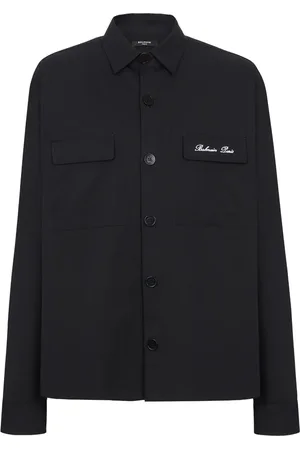 Balmain Camisa con logo bordado