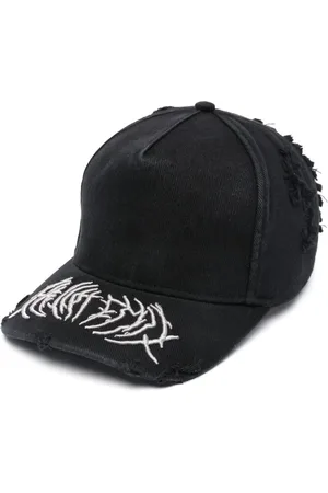 HELIOT EMIL Gorra con efecto envejecido