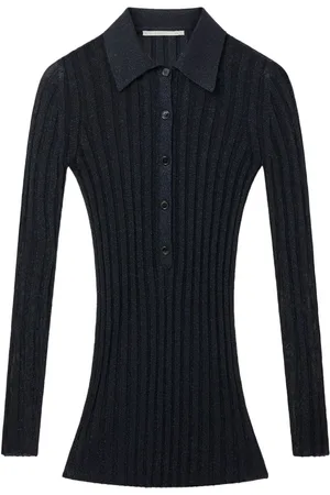 Stella McCartney Top estilo playera tipo polo tejido
