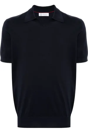 Brunello Cucinelli Playera tipo polo manga corta