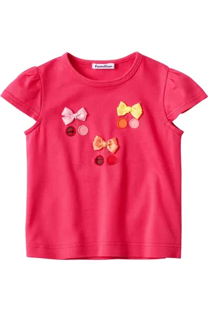 Familiar Playera con aplique de moño