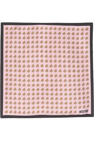 Moschino Pañuelo de bolsillo con estampado Teddy Bear