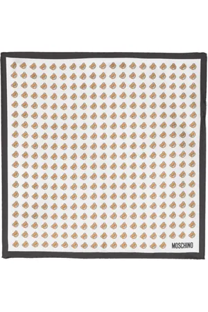 Moschino Pañuelo de bolsillo con estampado Teddy Bear