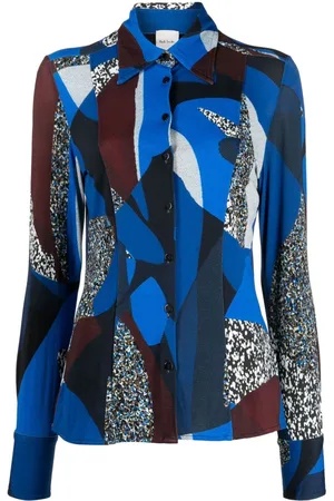 Paul Smith Camisa manga larga con estampado geométrico
