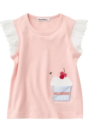 Familiar Playera con parche de magdalena