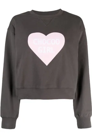 Chocoolate Sudadera con corazones estampados