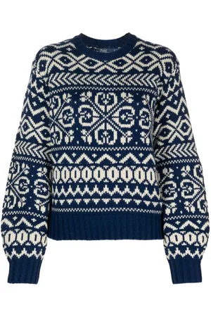 Ralph Lauren Suéter tejido en intarsia
