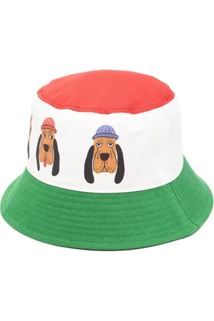 Mini Rodini Gorro de pescador con perro estampado
