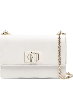 Furla Bolsa crossbody con placa del logo 1927