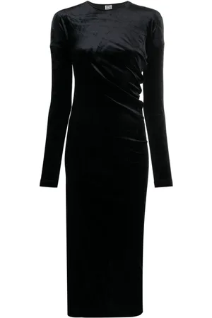 Totême Vestido midi de terciopelo