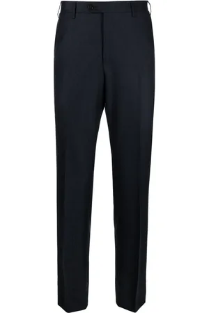 corneliani Pantalones de vestir con cuadros pequeños