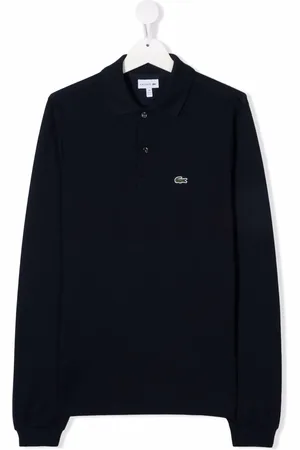 Lacoste Playera tipo polo manga larga