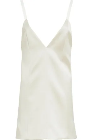 Khaite Vestido corto The Bab con espalda descubierta