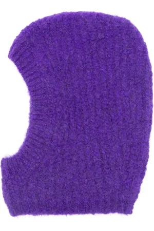 DOUUOD KIDS Pasamontañas tejido de crochet con efecto cepillado