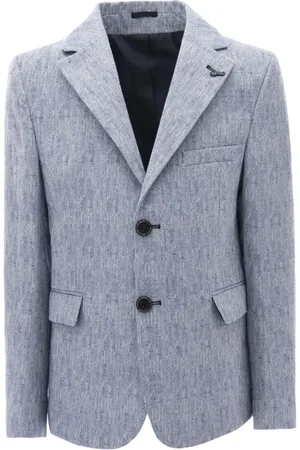M. Moustache Blazer de tweed con botones