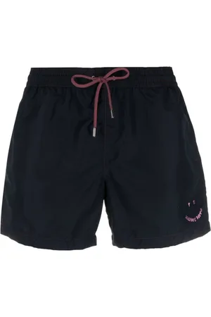 Paul Smith Shorts de playa con logo bordado
