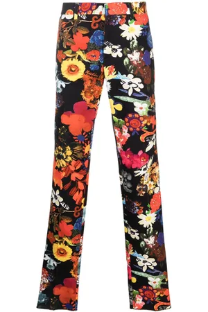 Moschino Pantalones tapered con estampado floral
