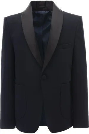 M. Moustache Blazer con botones y solapas esmoquin