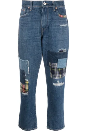 Ralph Lauren Boyfriend jeans con diseño patchwork