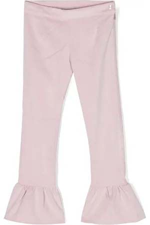 LA STUPENDERIA Pantalones acampanados con botón