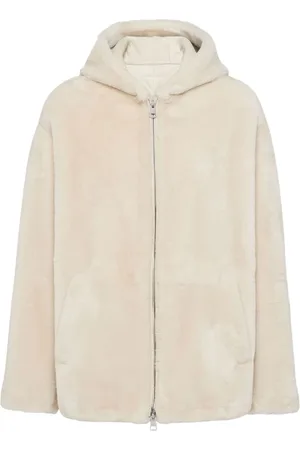 Prada Chamarra texturizada con capucha
