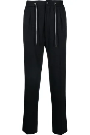 corneliani Pantalones tapered con cordones en la pretina