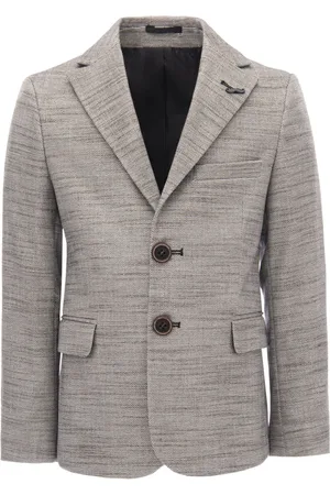 M. Moustache Blazer de tweed con botones