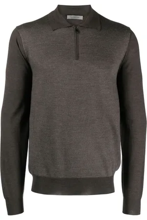 corneliani Playera tipo polo de tejido fino