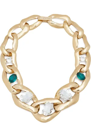 Marni Collar de cadena con detalle de gema