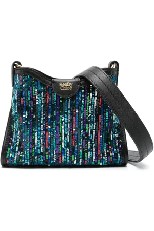 See by Chloé Bolsa crossbody con detalles de lentejuelas