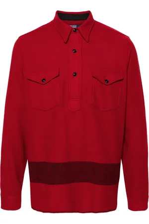 Ralph Lauren Playera tipo polo con rayas estampadas