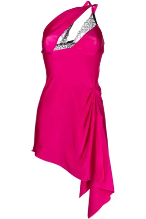 COPERNI Vestido corto con diseño asimétrico