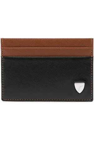 ASPINAL OF LONDON Tarjetero con placa del logo