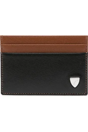 ASPINAL OF LONDON Tarjetero con placa del logo