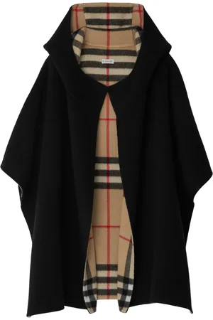 Burberry Capa de cachemira con capucha