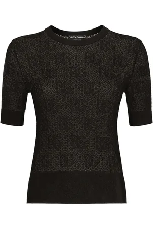 Dolce & Gabbana Top con monograma en jacquard