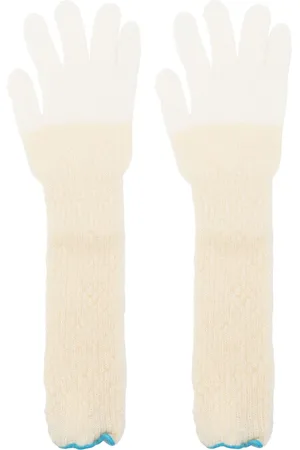 Comme des Garçons Guantes con diseño de dos tonos
