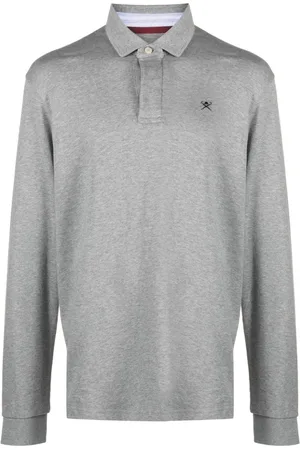 Hackett Playera tipo polo con logo bordado