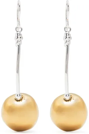 Jil Sander Aretes con dije de bola