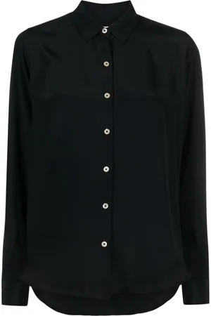 Boglioli Camisa de crepé manga larga
