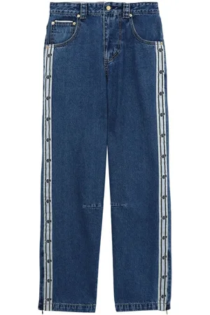 Eytys Jeans anchos Titan con franja del logo
