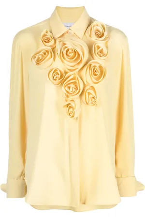 Viktor & Rolf Camisa con aplique floral