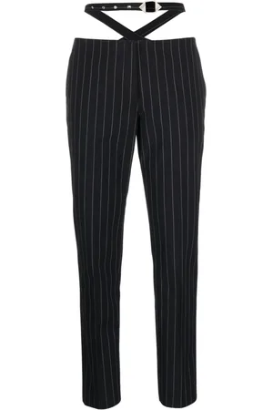 The Attico Pantalones con estampado de rayas diplomática