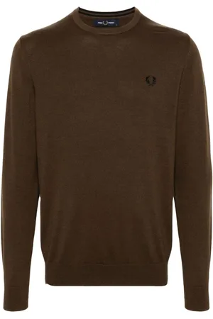 Fred Perry Suéter tejido con logo bordado