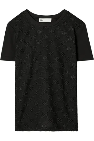 Tory Burch Playera con monograma bordado