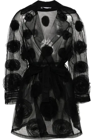 Viktor & Rolf Blazer con apliques florales de tul