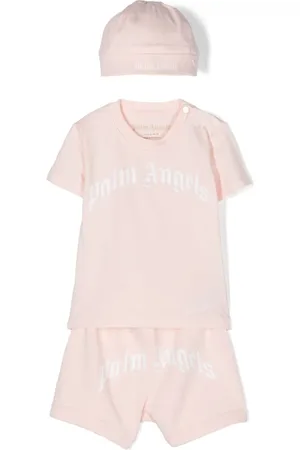 Palm Angels Set de mameluco con logo estampado