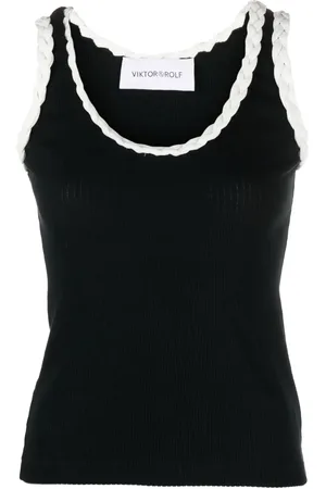 Viktor & Rolf Camiseta con detalle trenzado
