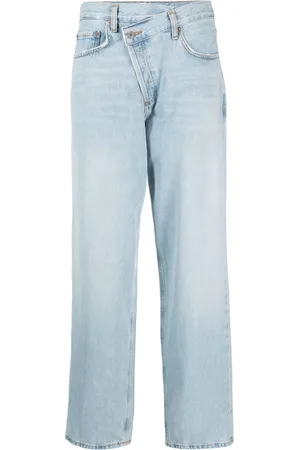 AGOLDE Jeans rectos con tiro medio