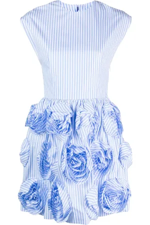Viktor & Rolf Vestido de crochet corto con motivo floral